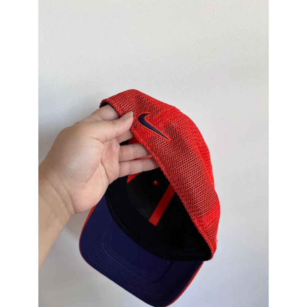 Nike Clemson Tigers Hat Dri-FIT Legacy91‎ Cap Kids Orange White Paw